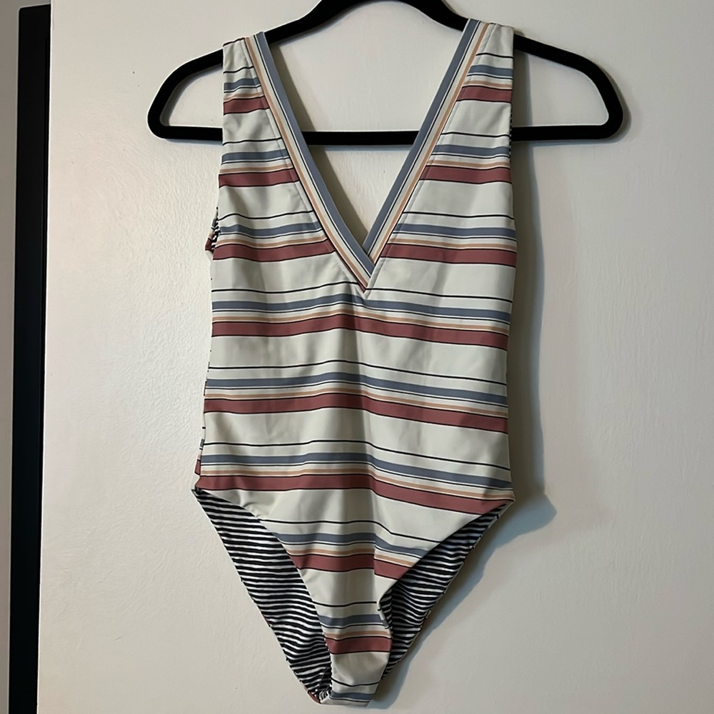 Rove swimwear striped one piece